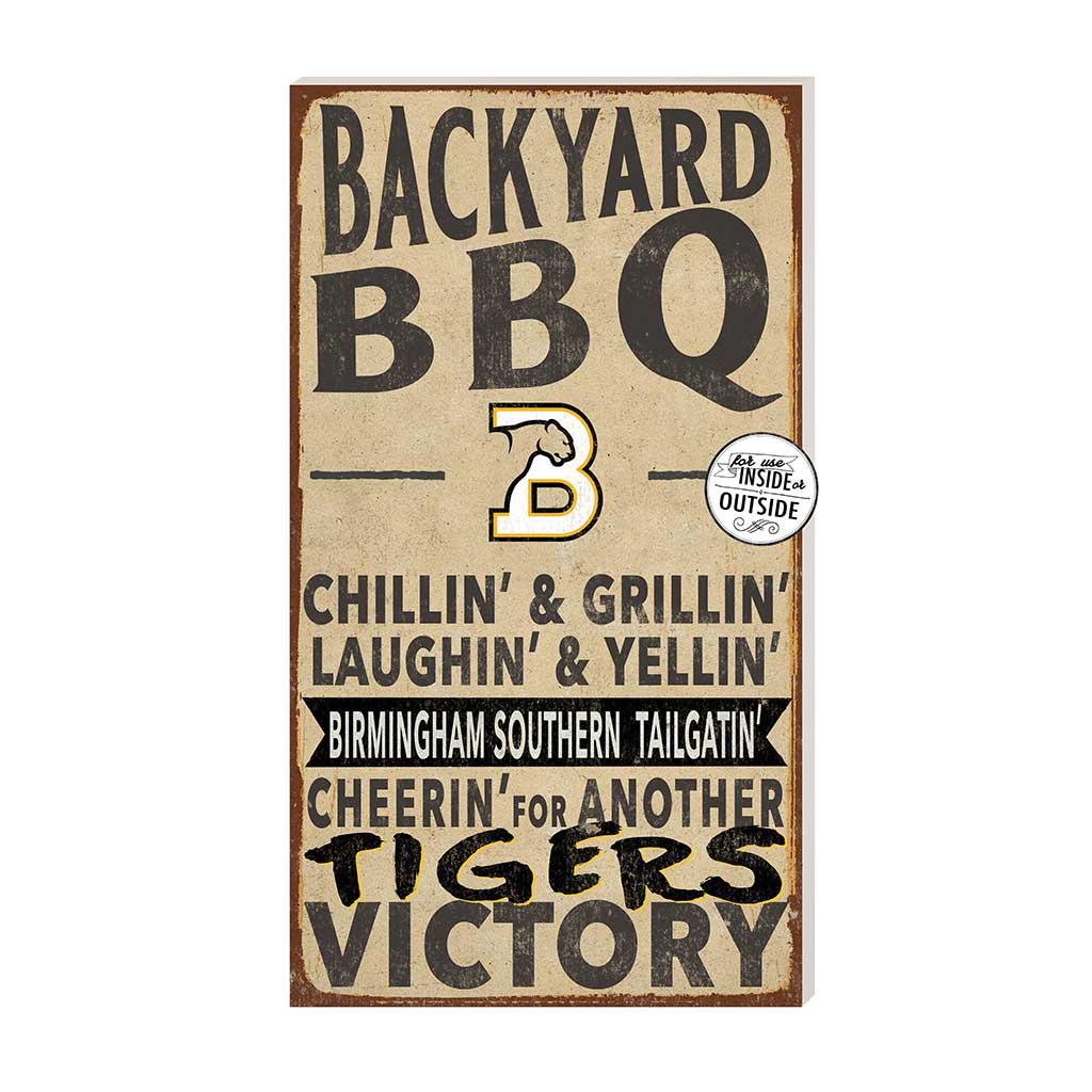 11x20 Indoor Outdoor BBQ Sign Birmingham Southern College Panthers