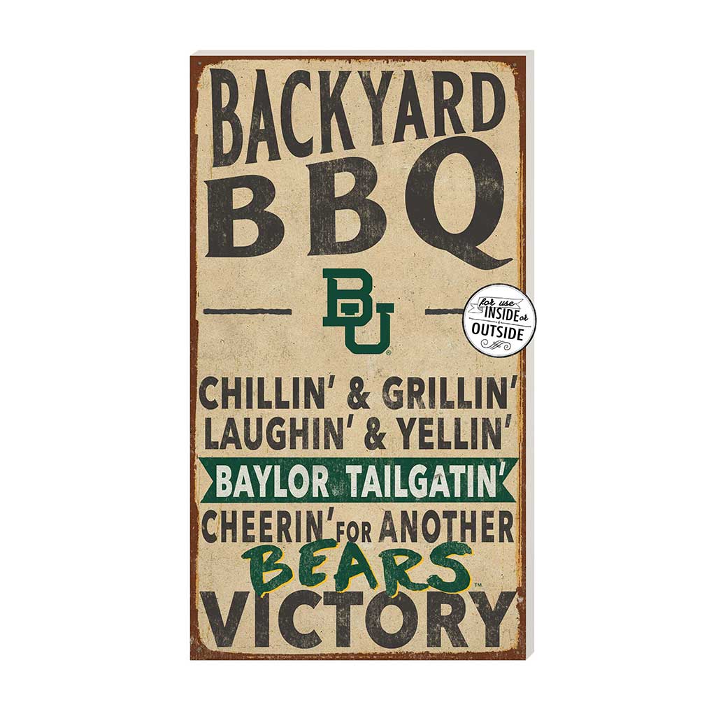 11x20 Indoor Outdoor BBQ Sign Baylor Bears