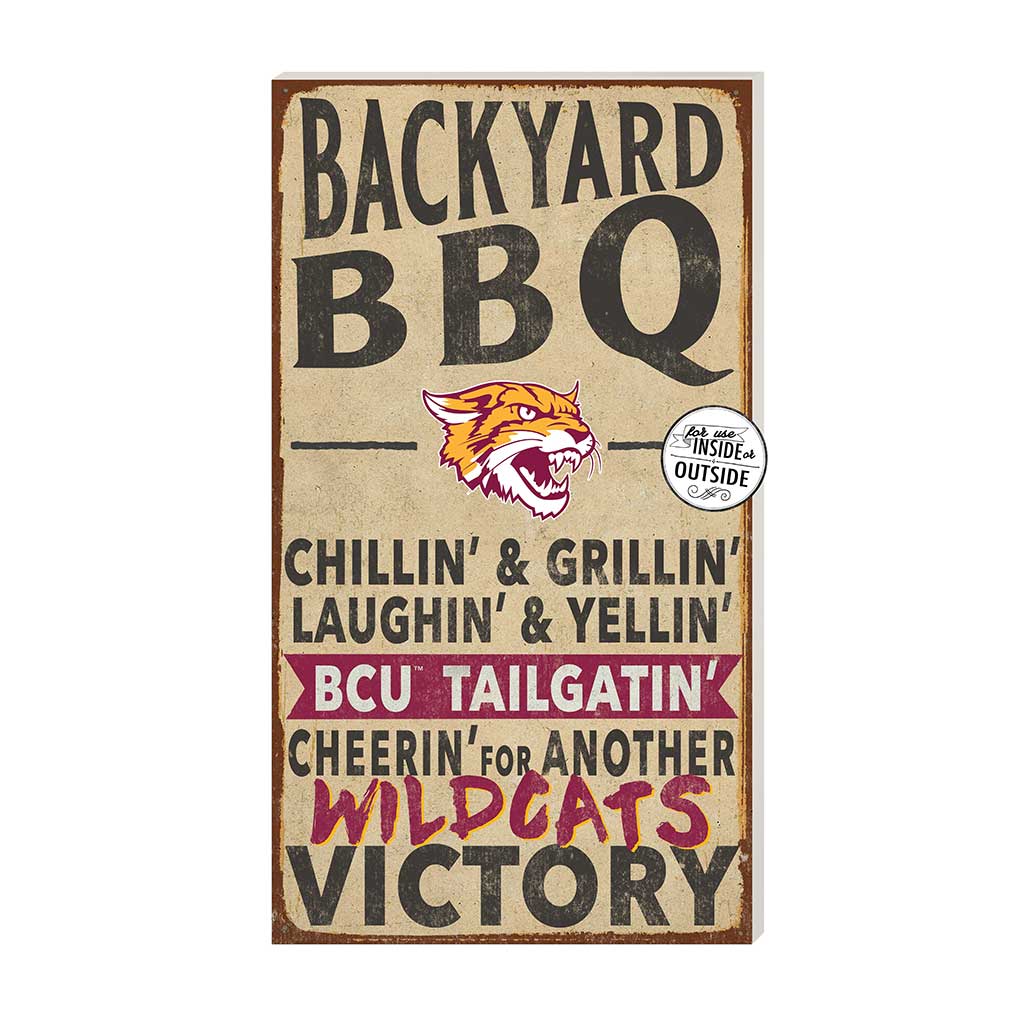 11x20 Indoor Outdoor BBQ Sign Bethune-Cookman Wildcats