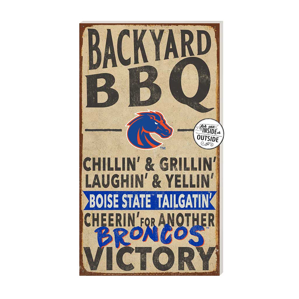 11x20 Indoor Outdoor BBQ Sign Sign Boise State Broncos