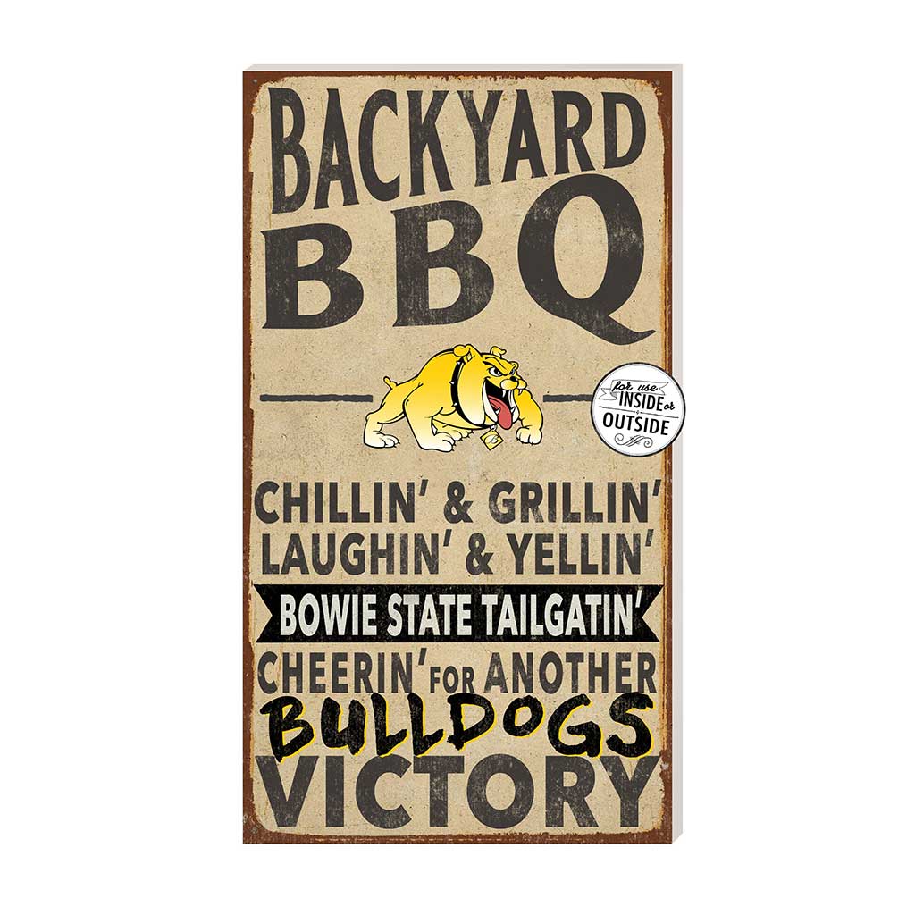 11x20 Indoor Outdoor BBQ Sign Bowie State Bulldogs
