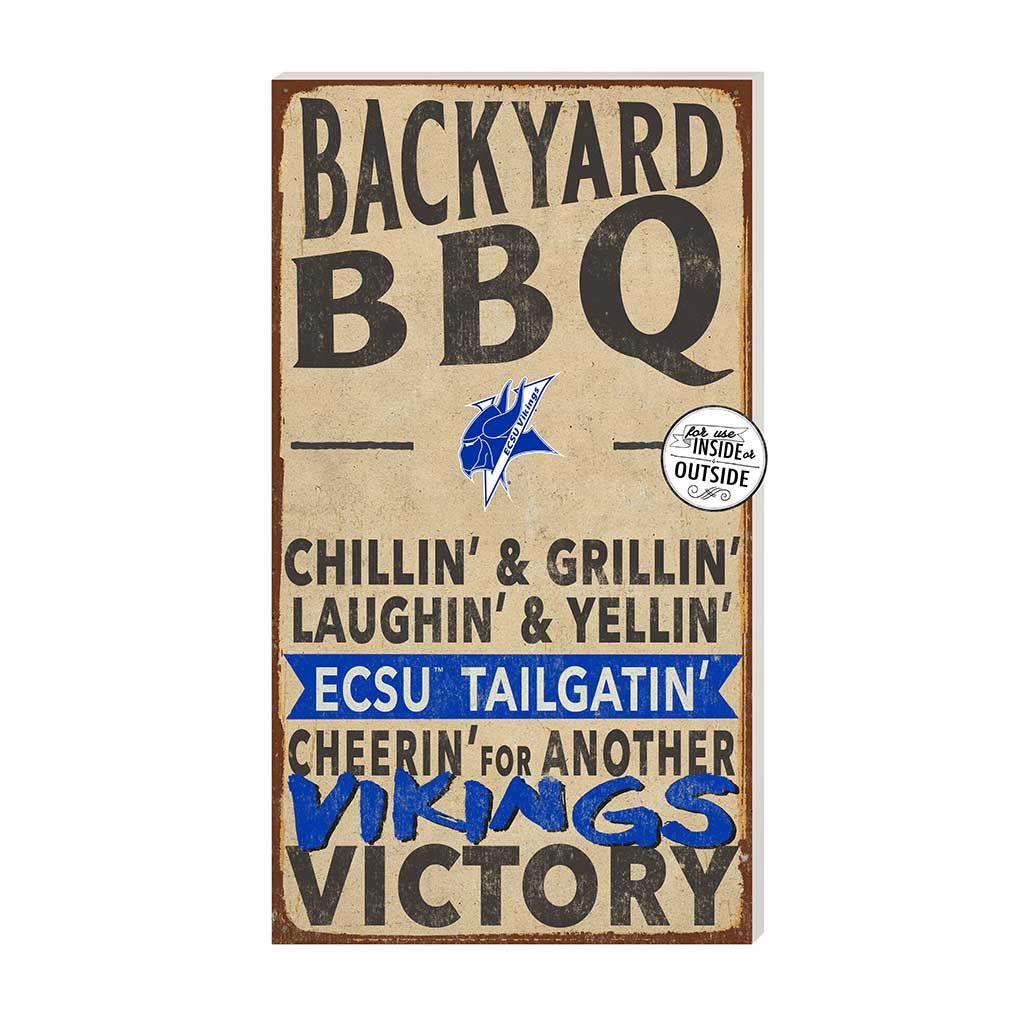 11x20 Indoor Outdoor BBQ Sign Elizabeth City State Vikings