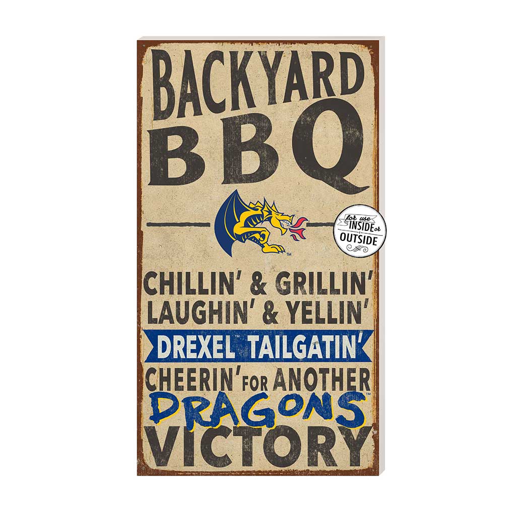 11x20 Indoor Outdoor BBQ Sign Drexel Dragons
