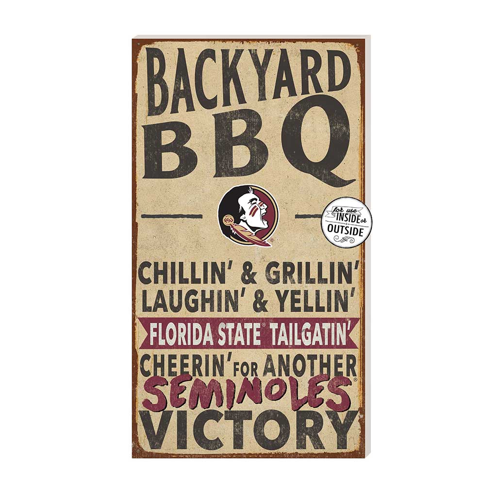 11x20 Indoor Outdoor BBQ Sign Florida State Seminoles