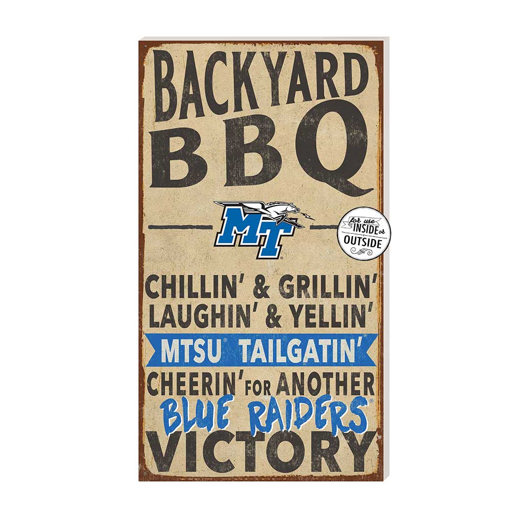11x20 Indoor Outdoor BBQ Sign Middle Tennessee State