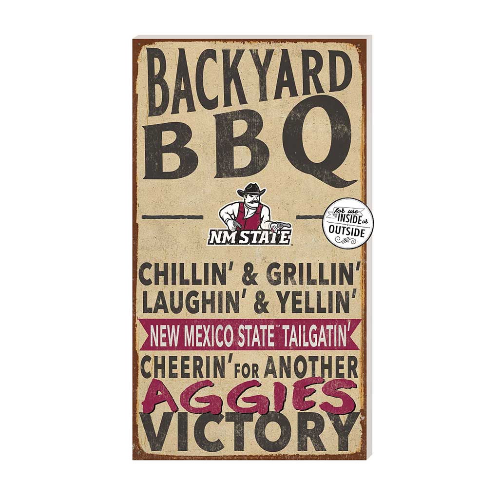 11x20 Indoor Outdoor BBQ Sign New Mexico State Aggies