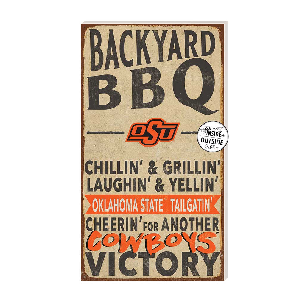 11x20 Indoor Outdoor BBQ Sign Oklahoma State Cowboys