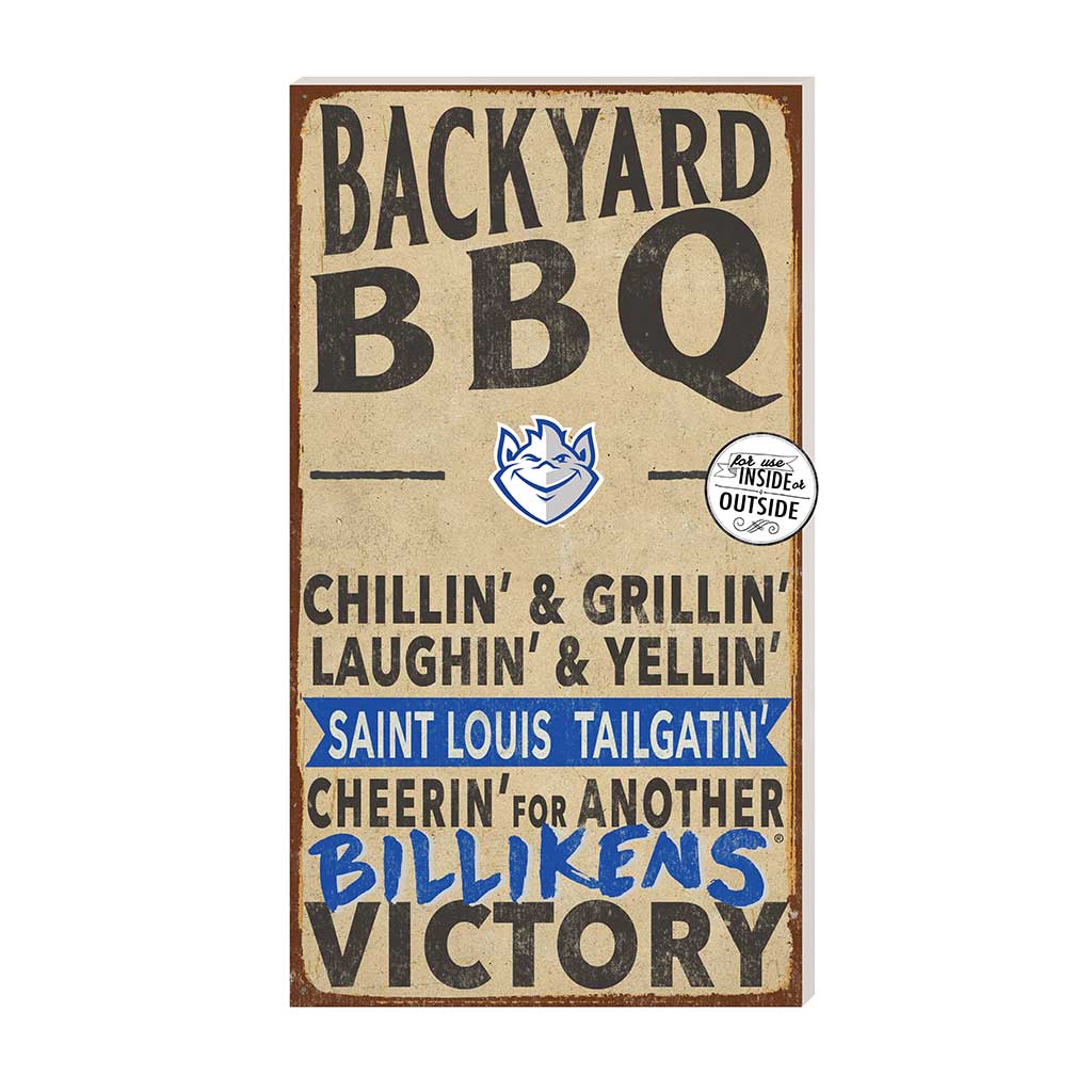 11x20 Indoor Outdoor BBQ Sign Saint Louis Billikens