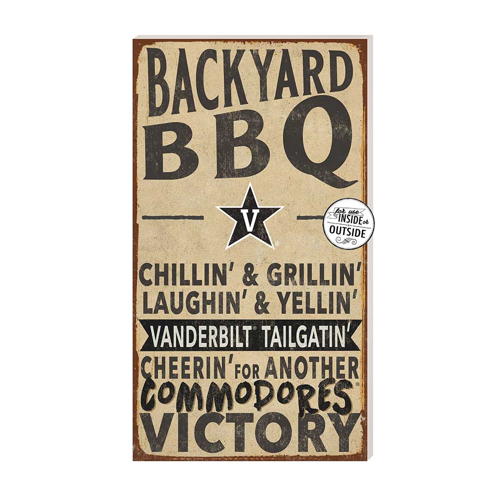 11x20 Indoor Outdoor BBQ Sign Vanderbilt Commodores