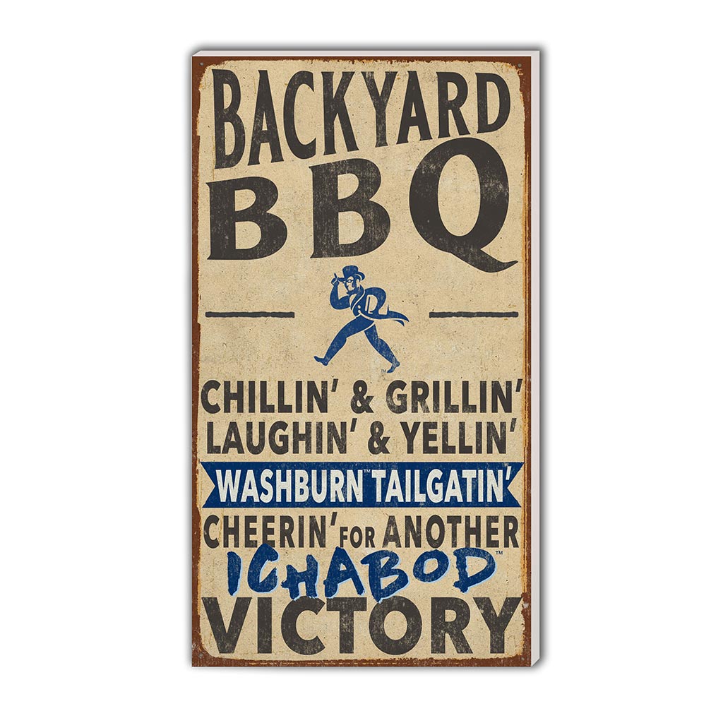 11x20 Indoor Outdoor BBQ Sign Washburn Ichabods