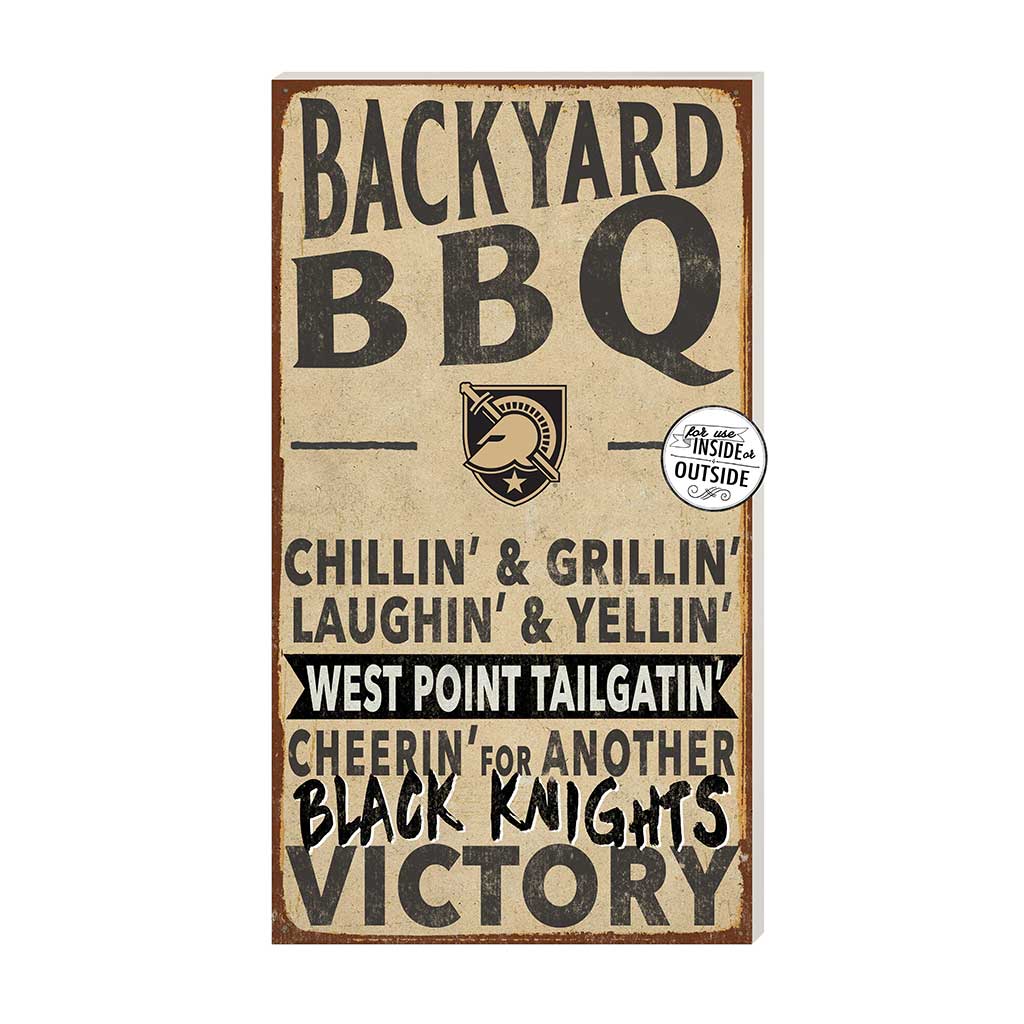 11x20 Indoor Outdoor BBQ Sign West Point Black Knights