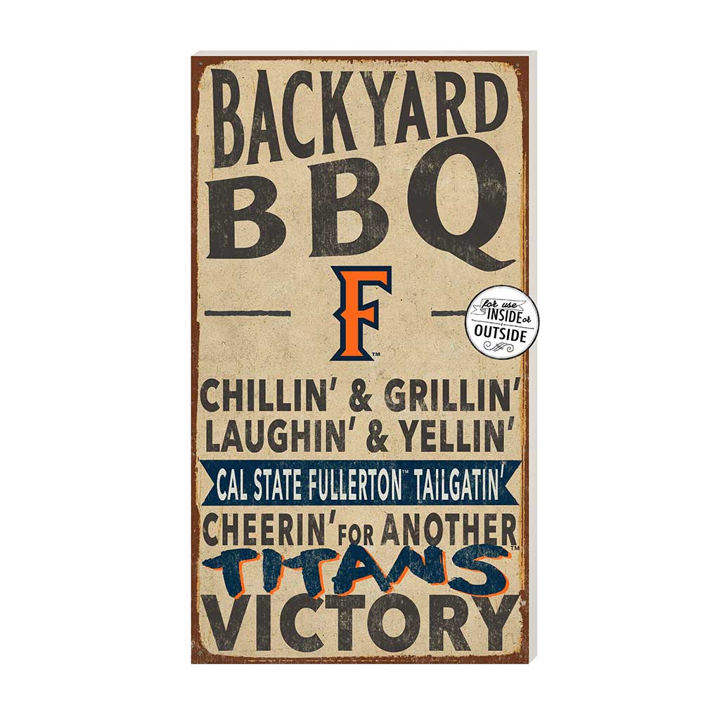 11x20 Indoor Outdoor BBQ Sign Cal State Fullerton Titans