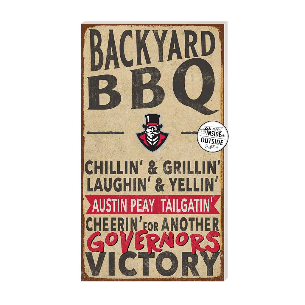 11x20 Indoor Outdoor BBQ Sign Austin Peay Governors