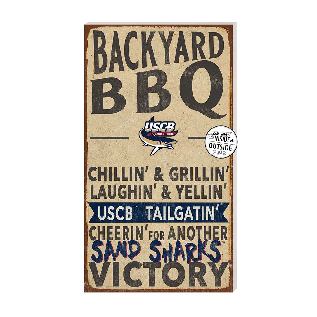 11x20 Indoor Outdoor BBQ Sign South Carolina - Beauford Sand Sharks