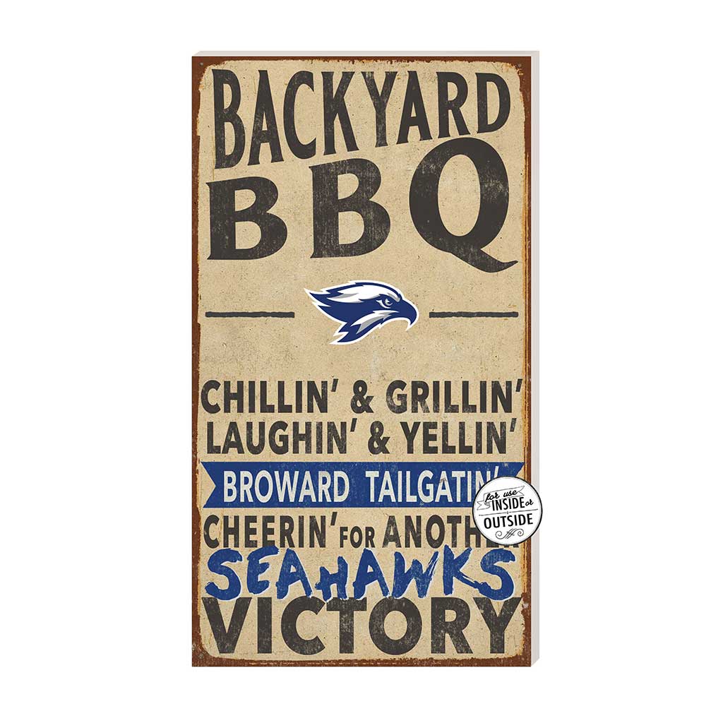 11x20 Indoor Outdoor BBQ Sign Broward College Seahawks