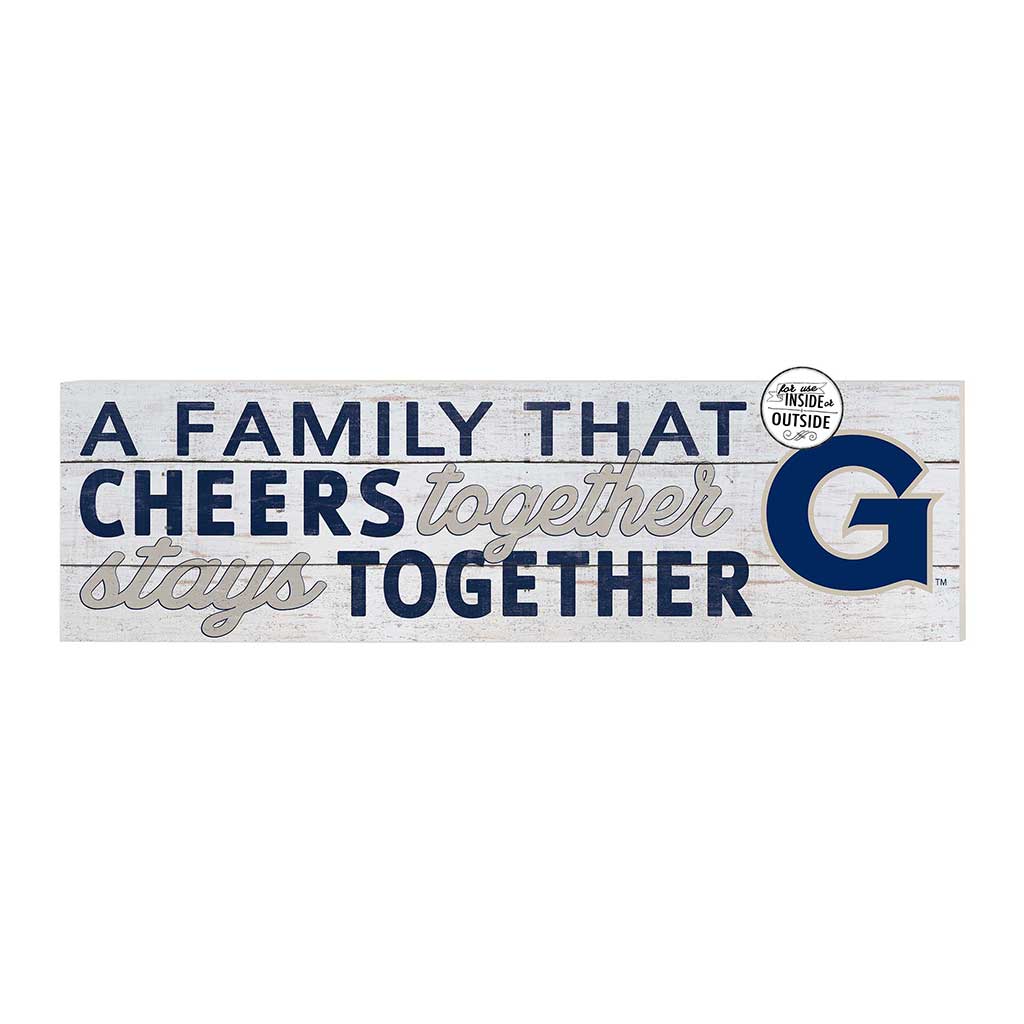 35x10 Indoor Outdoor Sign A Family That Cheers Georgetown Hoyas