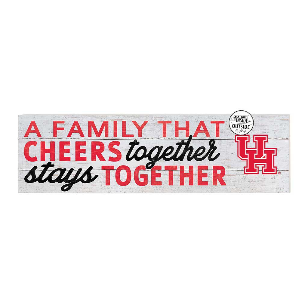 35x10 Indoor Outdoor Sign A Family That Cheers Houston Cougars