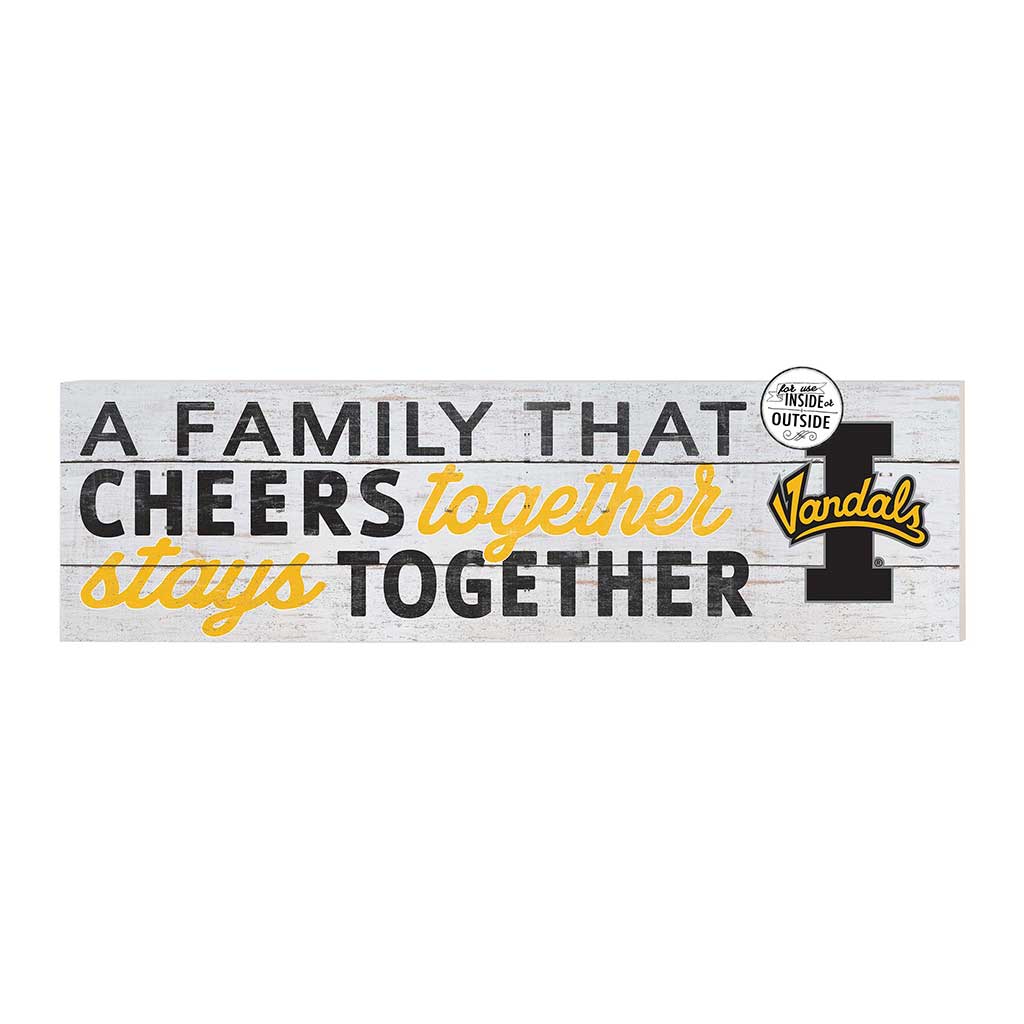 35x10 Indoor Outdoor Sign A Family That Cheers Idaho Vandals