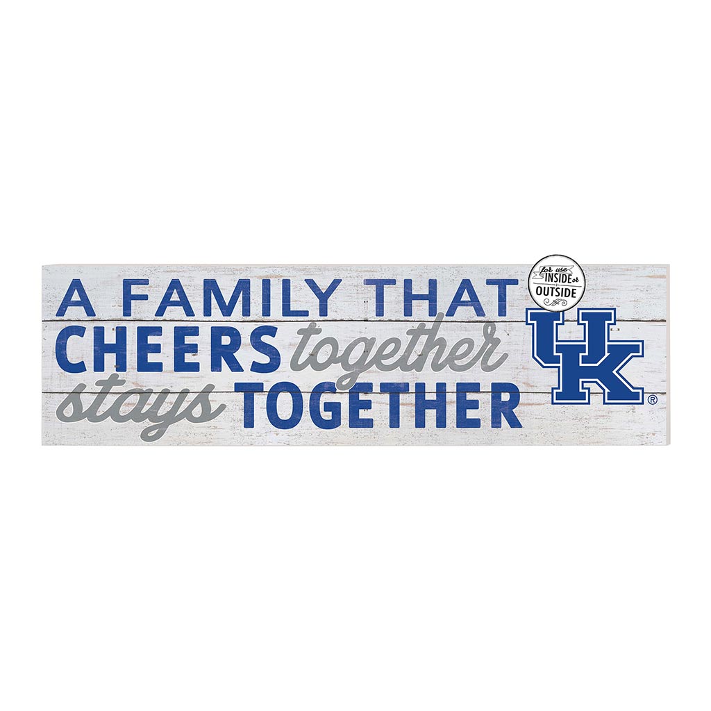 35x10 Indoor Outdoor Sign A Family That Cheers Kentucky Wildcats