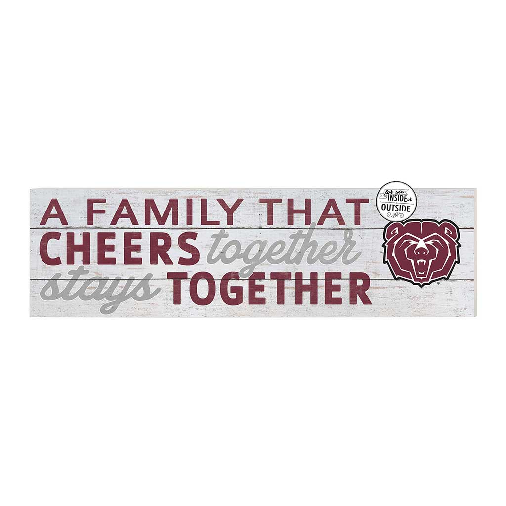 35x10 Indoor Outdoor Sign A Family That Cheers Missouri State Bears