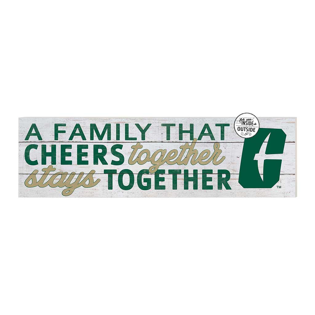 35x10 Indoor Outdoor Sign A Family That Cheers North Carolina (Charlotte) 49ers