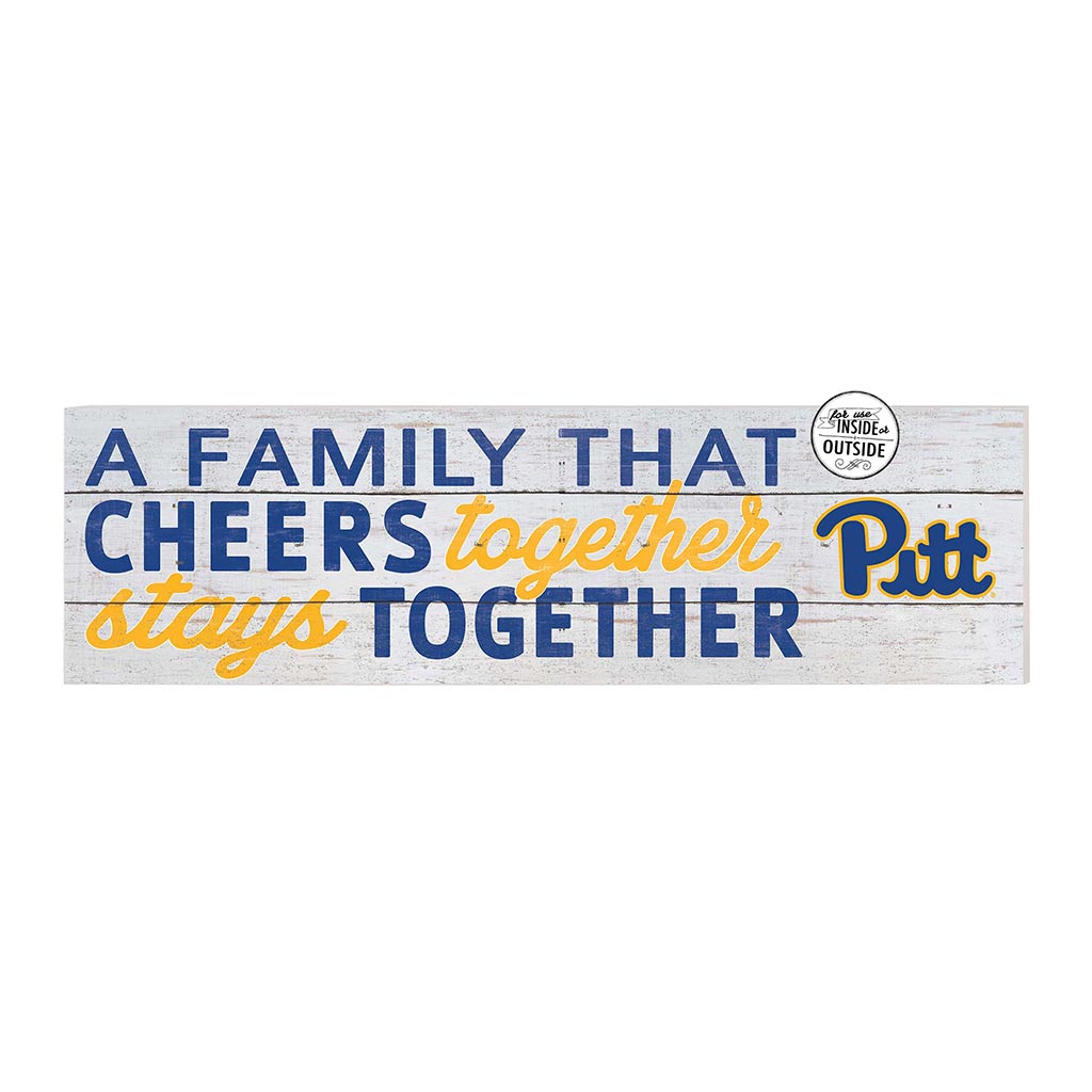 35x10 Indoor Outdoor Sign A Family That Cheers Pittsburgh Panthers