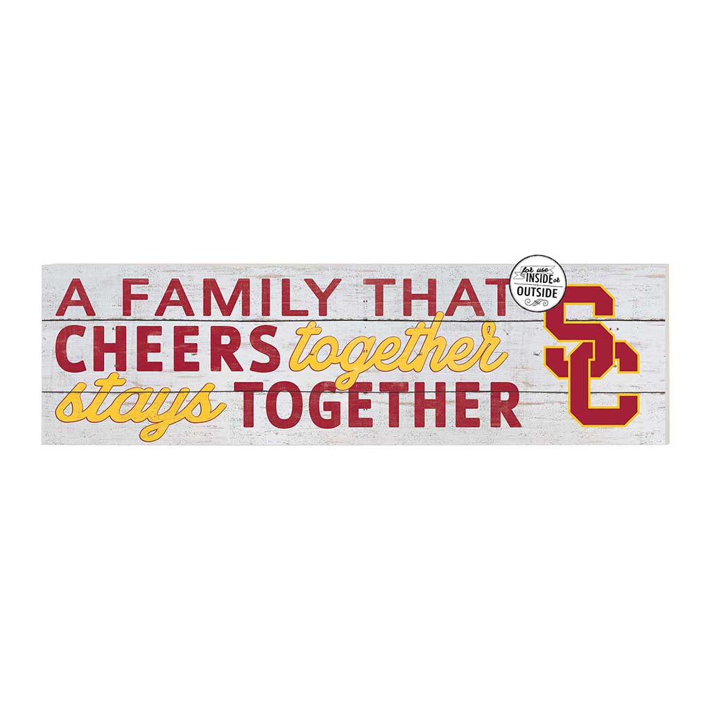 35x10 Indoor Outdoor Sign A Family That Cheers Southern California Trojans