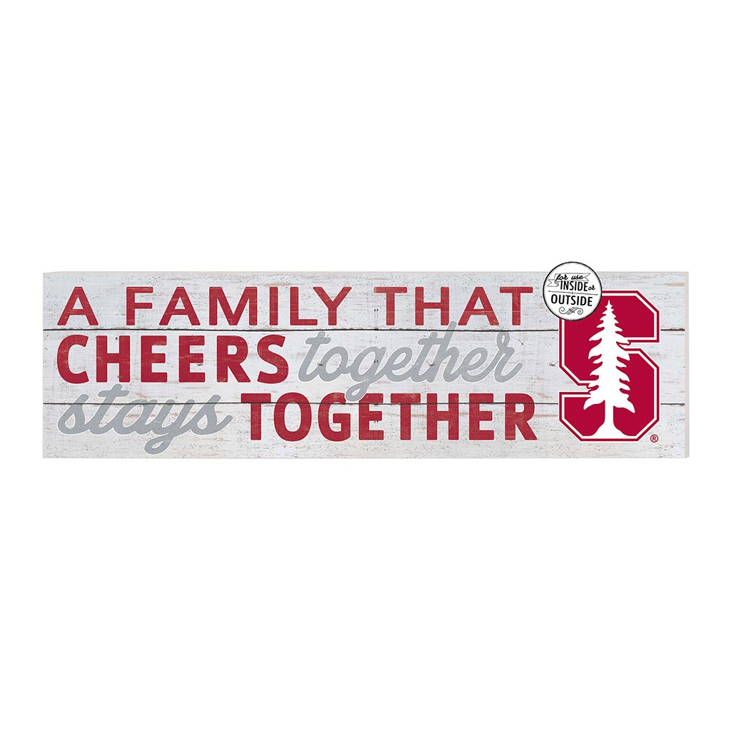 35x10 Indoor Outdoor Sign A Family That Cheers Stanford Cardinal color