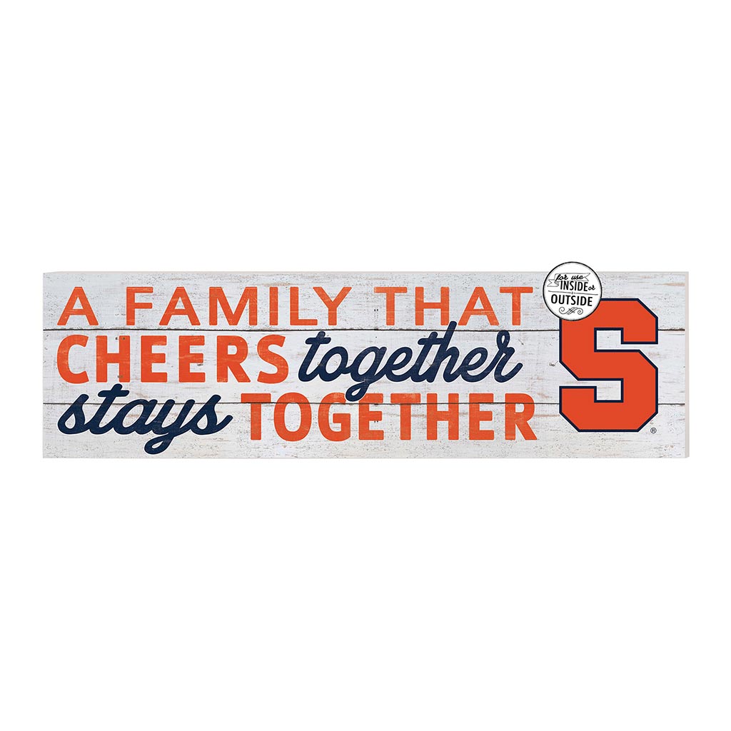 35x10 Indoor Outdoor Sign A Family That Cheers Syracuse Orange