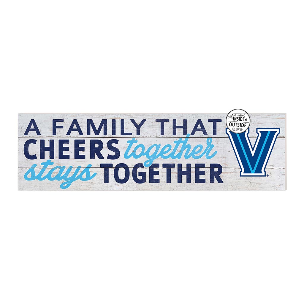 35x10 Indoor Outdoor Sign A Family That Cheers Villanova Wildcats