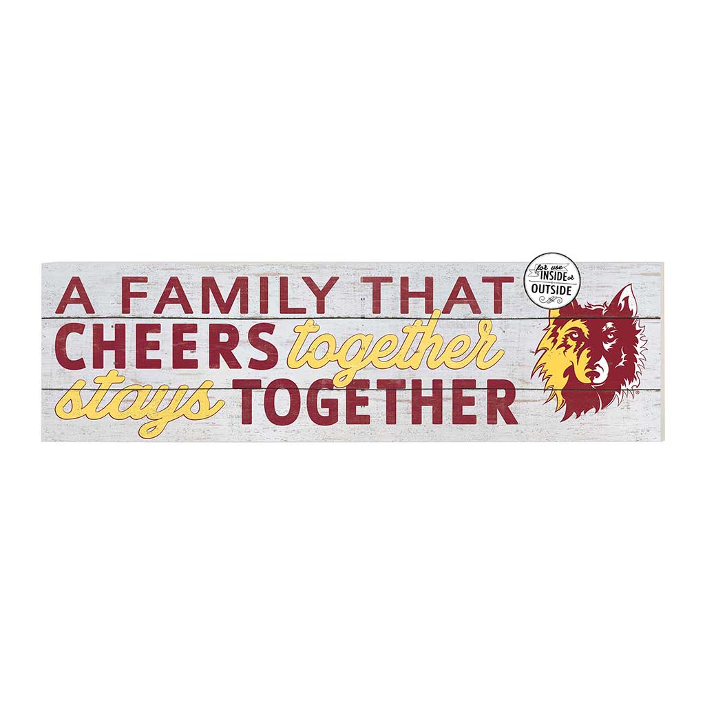 35x10 Indoor Outdoor Sign A Family That Cheers Northern State University