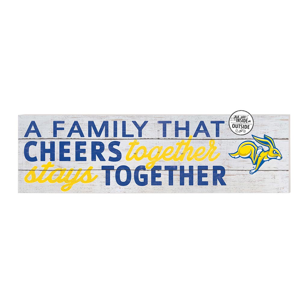 35x10 Indoor Outdoor Sign A Family That Cheers South Dakota State University Jackrabbits