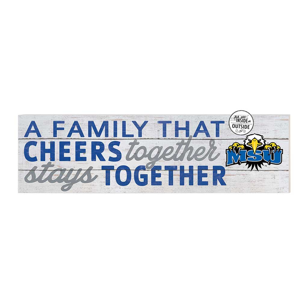 35x10 Indoor Outdoor Sign A Family That Cheers Morehead State Eagles