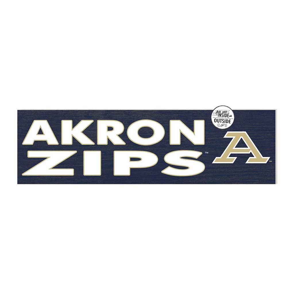 35x10 Indoor Outdoor Sign Colored Logo Akron Zips