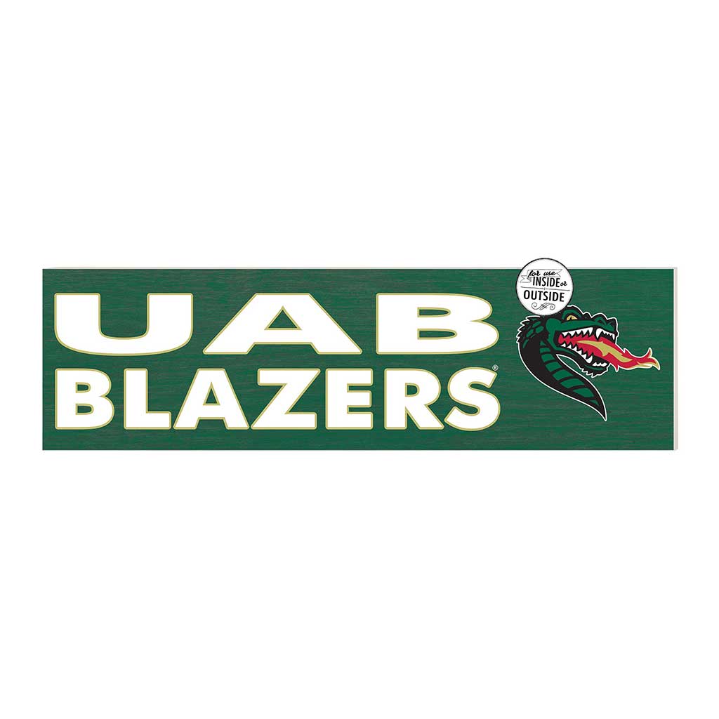 35x10 Indoor Outdoor Sign Colored Logo Alabama Birmingham Blazers