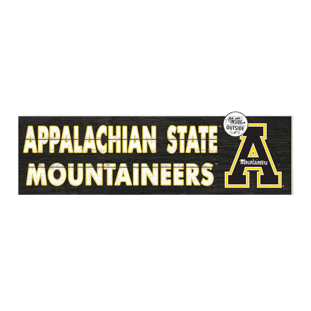 35x10 Indoor Outdoor Sign Colored Logo Appalachian State Mountaineers