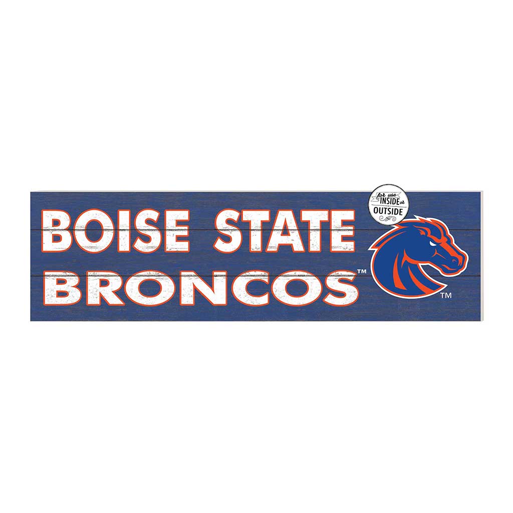 35x10 Indoor Outdoor Sign Colored Logo Boise State Broncos