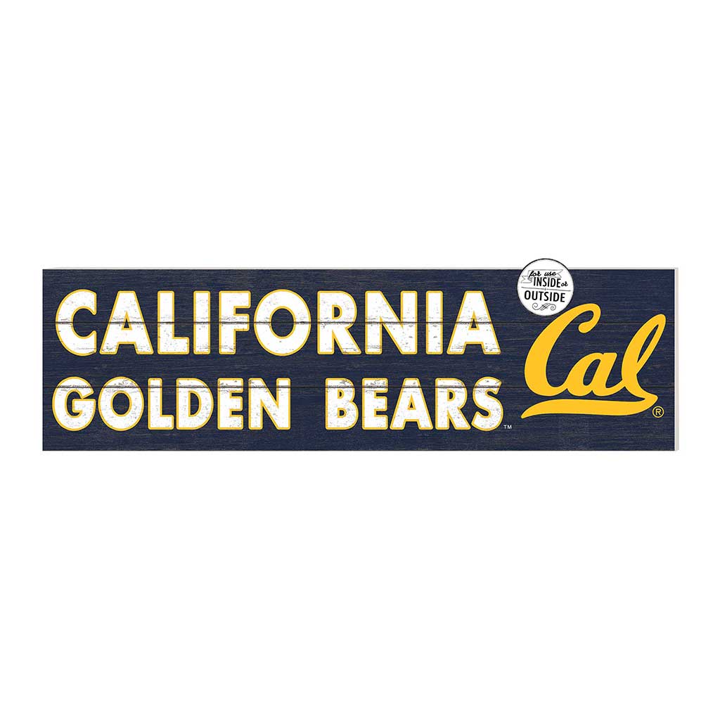 35x10 Indoor Outdoor Sign Colored Logo California (Berkeley) Golden Bears