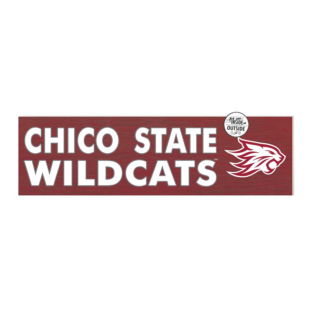 35x10 Indoor Outdoor Sign Colored Logo California State University - Chico Wildcats