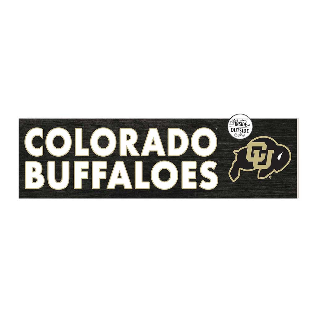 35x10 Indoor Outdoor Sign Colored Logo Colorado (Boulder) Buffaloes