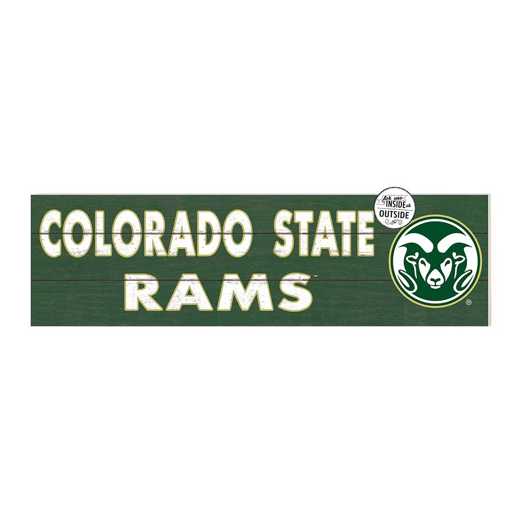 35x10 Indoor Outdoor Sign Colored Logo Colorado State-Ft. Collins Rams