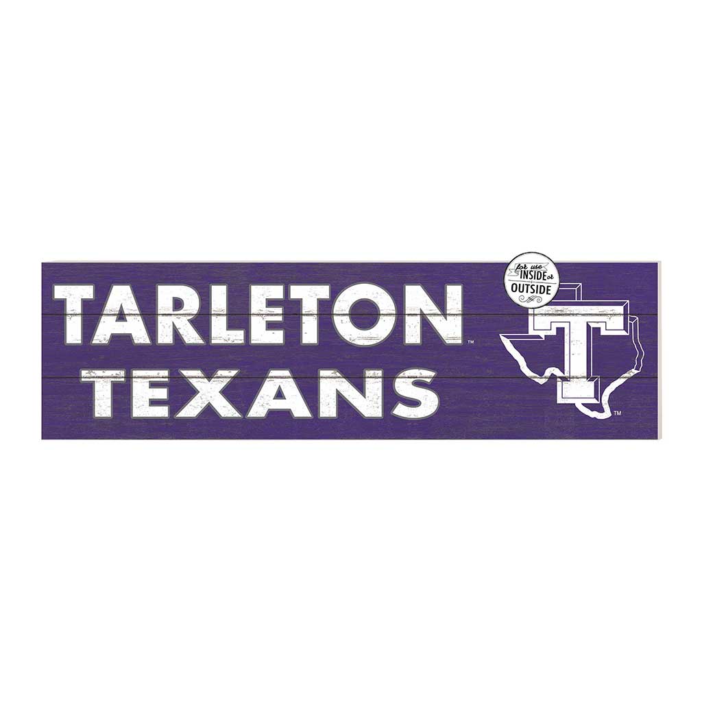 35x10 Indoor Outdoor Sign Colored Logo Tarleton State University Texans