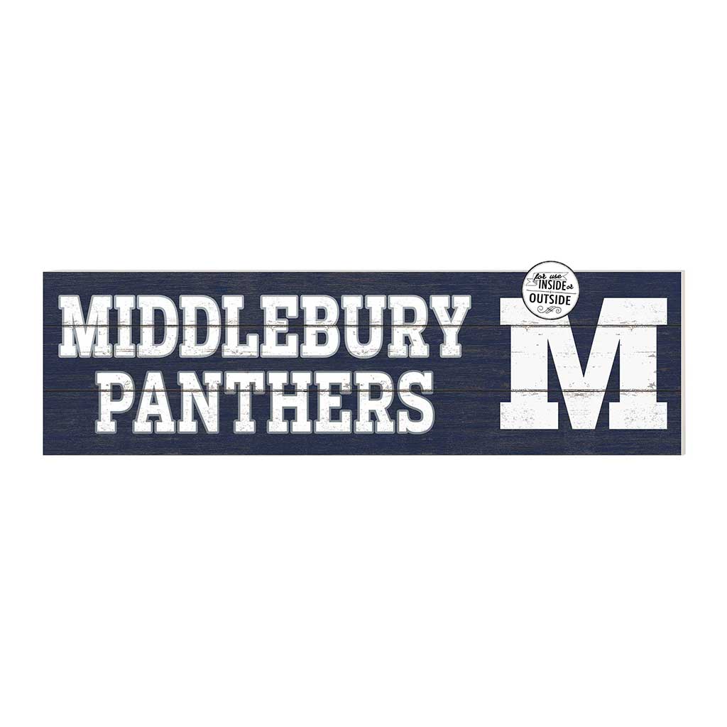 35x10 Indoor Outdoor Sign Colored Logo Middlebury Panthers