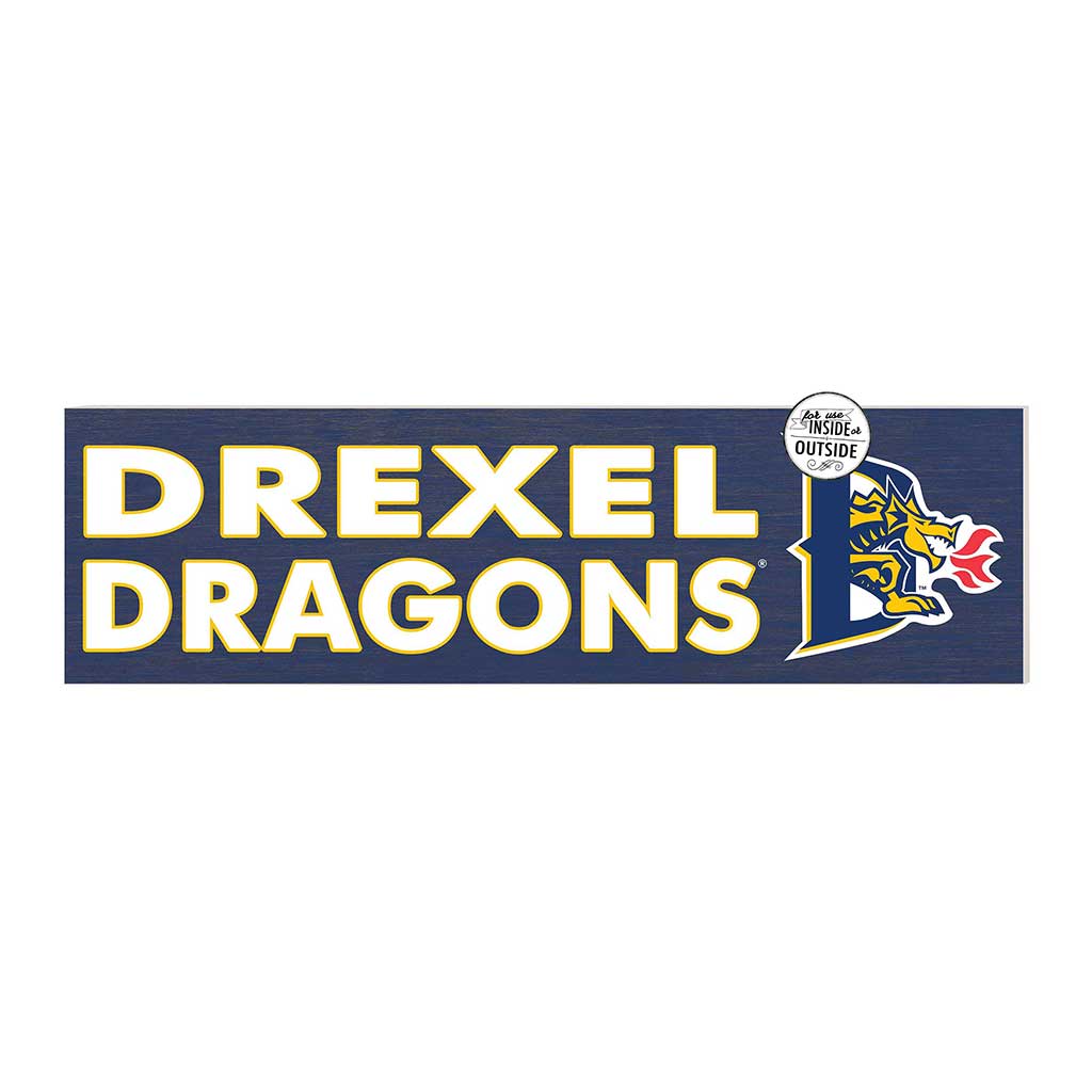 35x10 Indoor Outdoor Sign Colored Logo Drexel Dragons