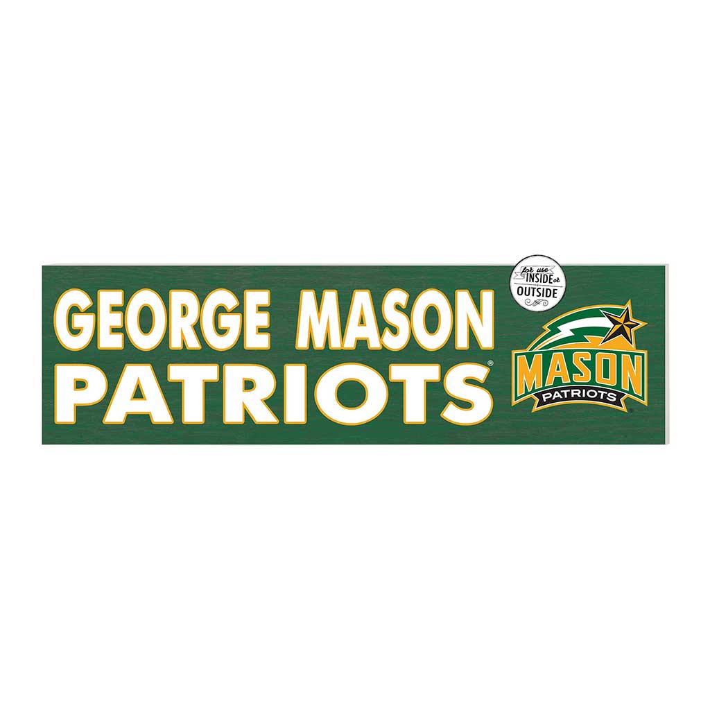 35x10 Indoor Outdoor Sign Colored Logo George Mason Patriots