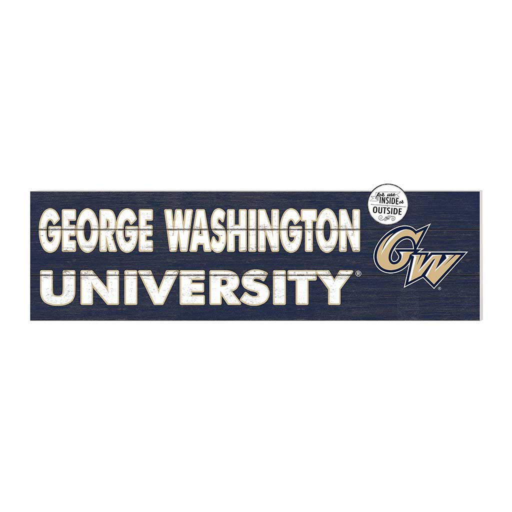 35x10 Indoor Outdoor Sign Colored Logo George Washington Univ Colonials