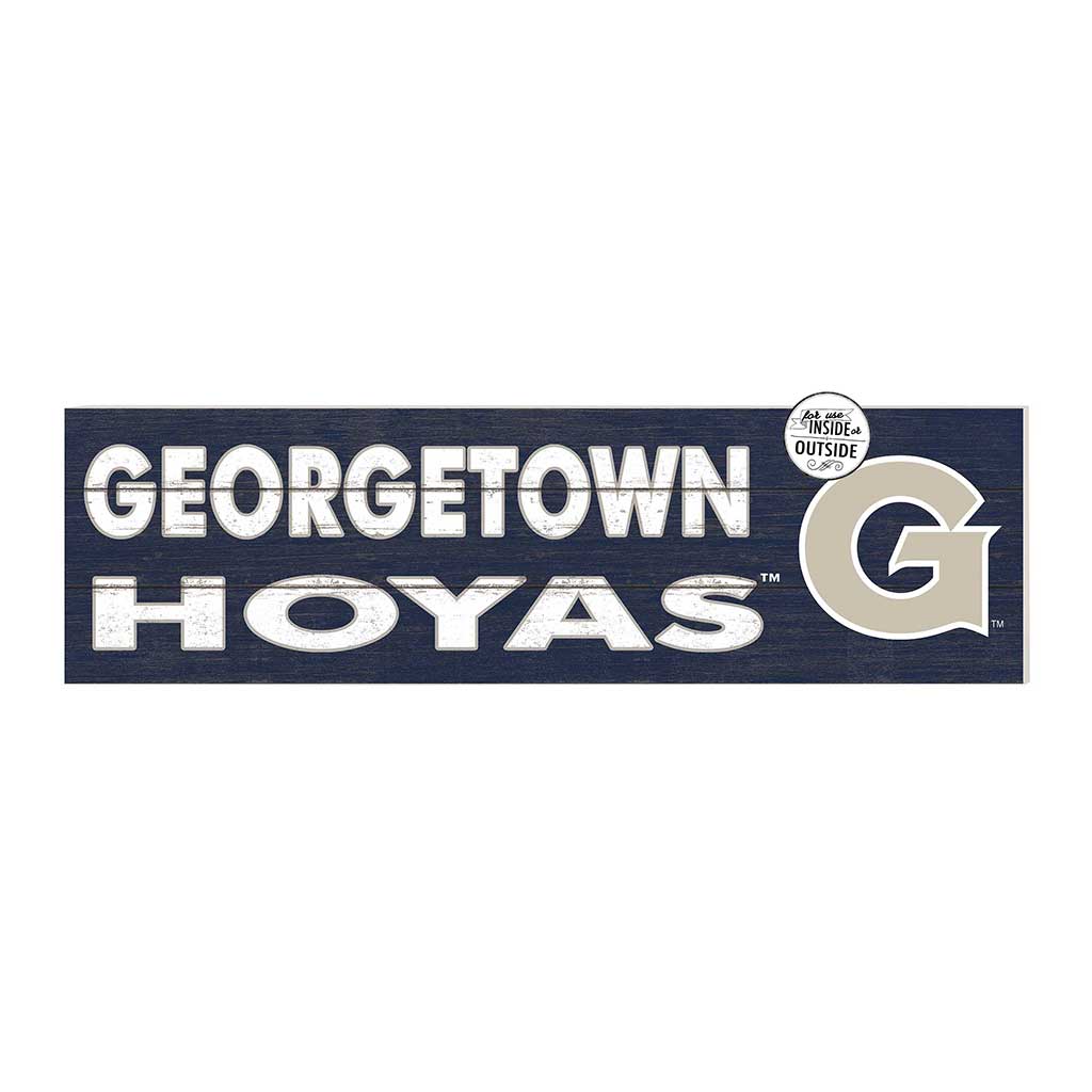 35x10 Indoor Outdoor Sign Colored Logo Georgetown Hoyas