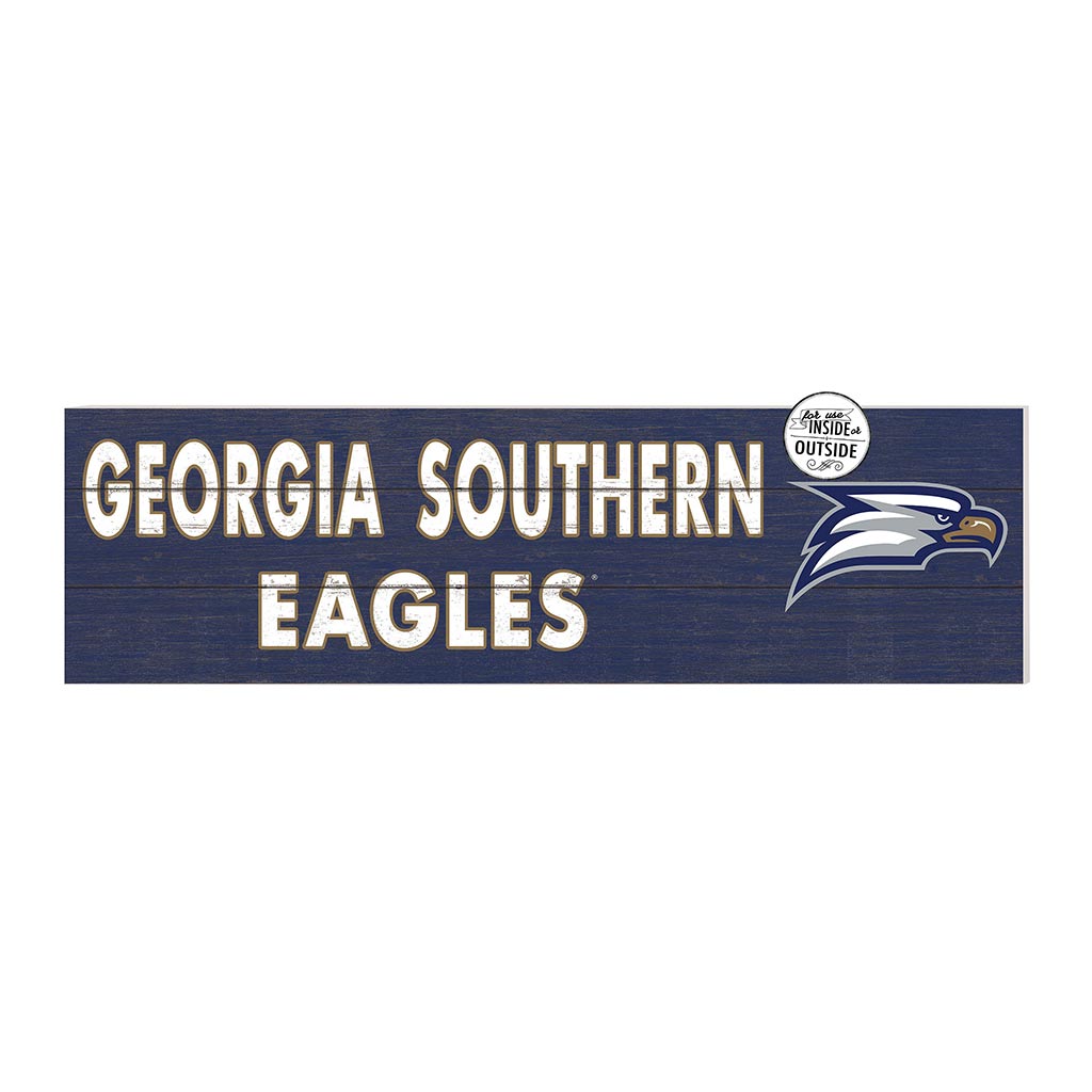 35x10 Indoor Outdoor Sign Colored Logo Georgia Southern Eagles