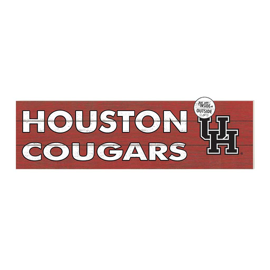 35x10 Indoor Outdoor Sign Colored Logo Houston Cougars