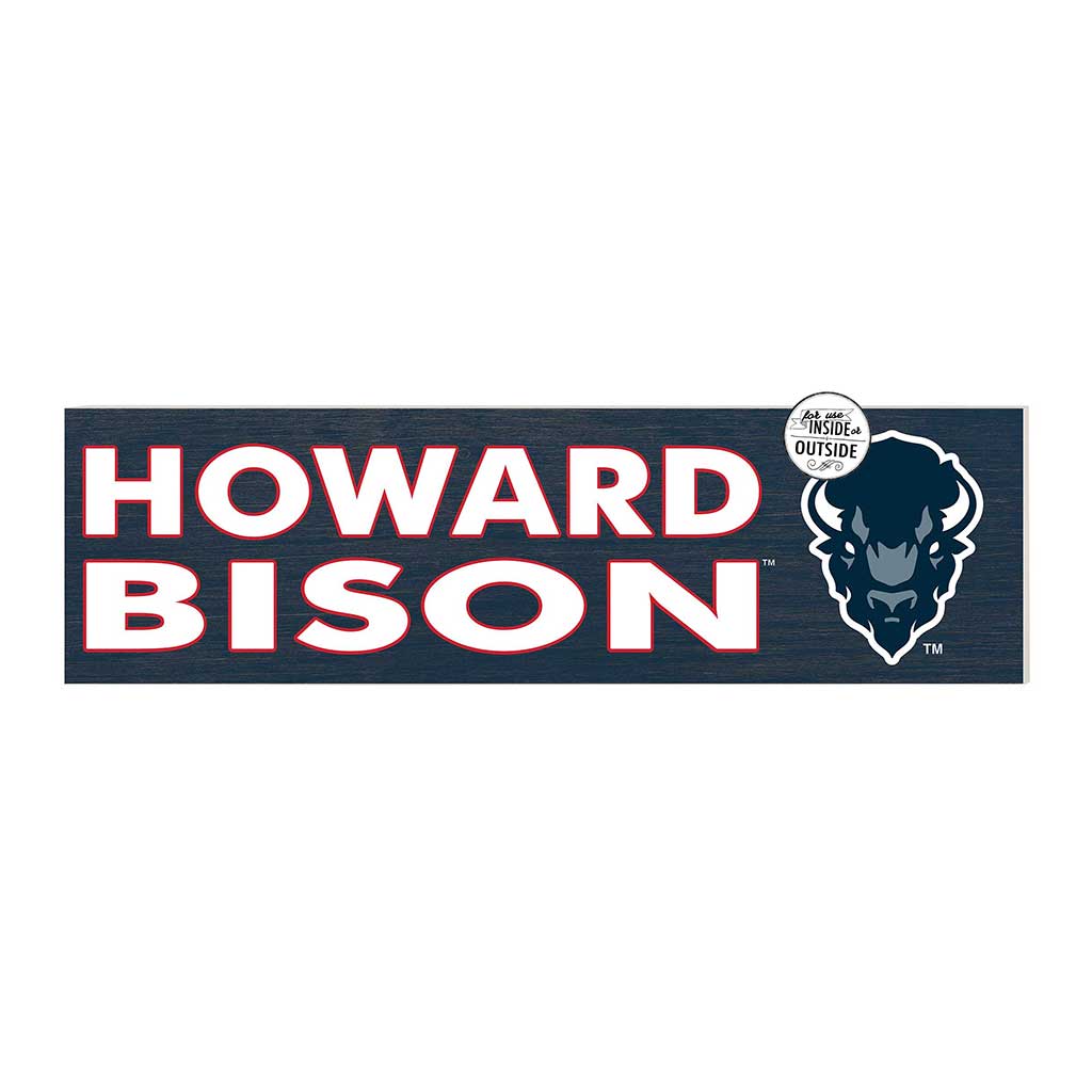 35x10 Indoor Outdoor Sign Colored Logo Howard Bison